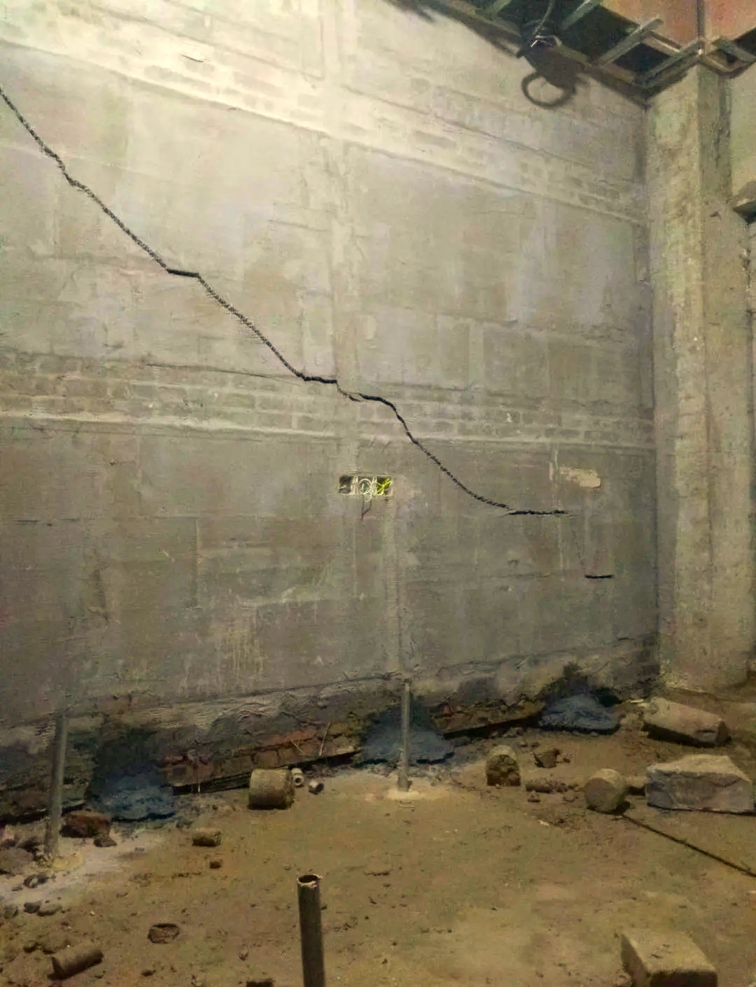 巢湖庐江县房屋下沉加固